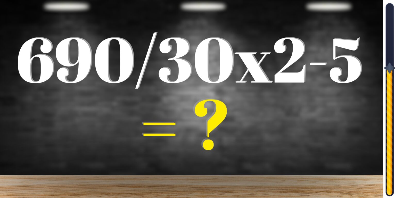 Mathe-Rätsel: Bringen Sie Ihr Gehirn in Schwung und demonstrieren Sie Ihren genialen IQ, indem Sie diese Aufgabe in weniger als 20 Sekunden lösen!